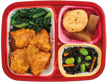 鳥のから揚げおろしソース弁当
